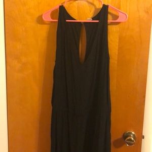Black Open Back Jumpsuit
